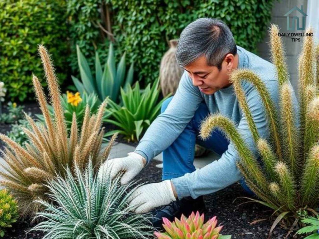 Winterizing Drought-Tolerant Plants in Los Angeles—Local Tips & Success Stories 2 Los Angeles homeowner winterizing drought-tolerant garden plants