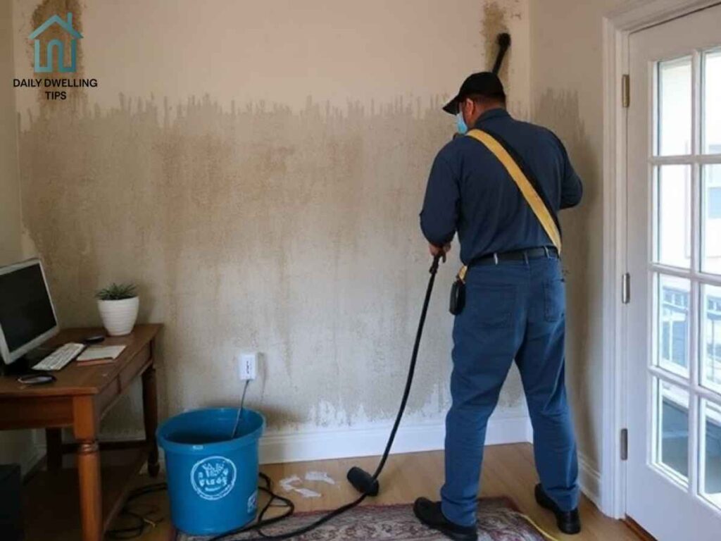 Golden Shore Mold Remediation Companies: Your LA Guide to Safe, Healthy Homes 2 Professional mold removal and restoration in a Los Angeles home by Golden Shore certified experts using safe methods